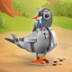 Kreatív építés a LEGO Creator készlettel – macska, kutya és galamb
