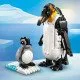 LEGO CREATOR Vadon élő állatok: Panda család - panda kölyökkel a dzsungelben és különféle újraépíthető állatmodellekkel.