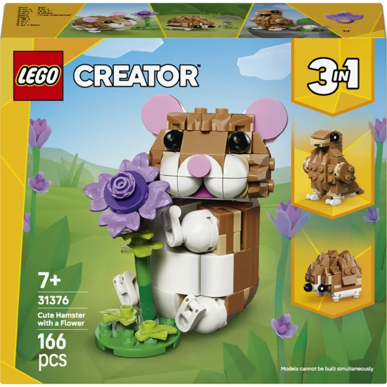 LEGO CREATOR 31376 Aranyos hörcsög virággal