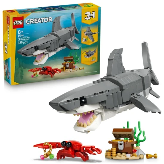 LEGO CREATOR 31381 Vad cápa és kincsesláda