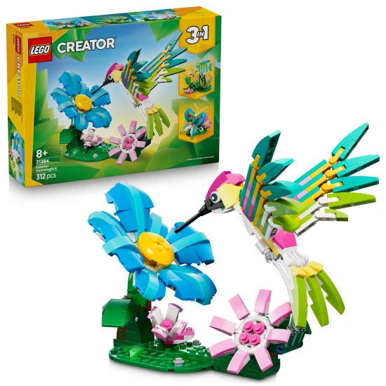 LEGO CREATOR 31384 Vadállatok: Színes kolibri