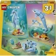 LEGO CREATOR 31385 Tengeri állatok Gyönyörű delfinek