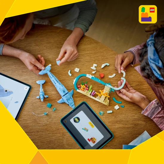 LEGO CREATOR 31385 Tengeri állatok Gyönyörű delfinek