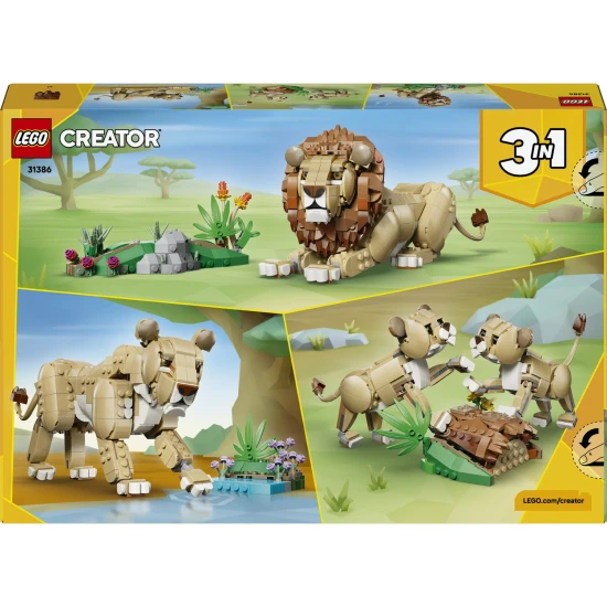 LEGO Creator 31386 Vadállatok: Fenséges oroszlán LEGO Creator 31386 Vadállatok: Fenséges oroszlán