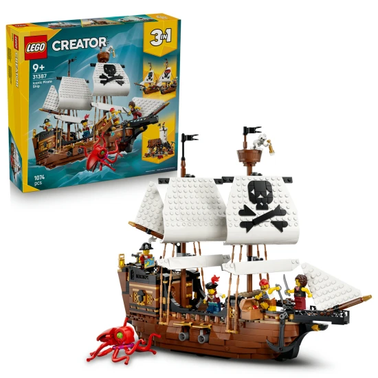LEGO Creator 31387 Ikonikus kalózhajó LEGO Creator 31387 Ikonikus kalózhajó
