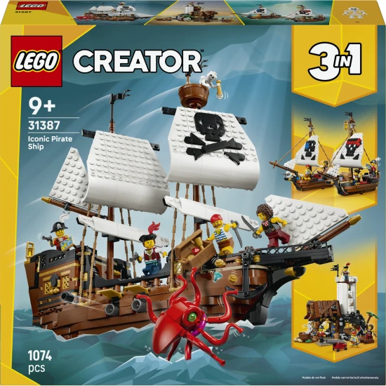 LEGO Creator 31387 Ikonikus kalózhajó LEGO Creator 31387 Ikonikus kalózhajó