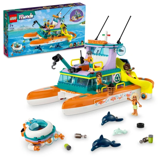 LEGO Friends tengeri mentőcsónak – kaland a vízen