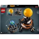 LEGO® Technic Planet Earth and Moon in Orbit (42179) – modell pálya- és forgáskijelzővel, működő főtengellyel és a Hold fázisainak képeivel