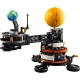 LEGO® Technic Planet Earth and Moon in Orbit (42179) – modell pálya- és forgáskijelzővel, működő főtengellyel és a Hold fázisainak képeivel