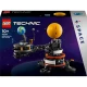 LEGO® Technic Planet Earth and Moon in Orbit (42179) – modell pálya- és forgáskijelzővel, működő főtengellyel és a Hold fázisainak képeivel