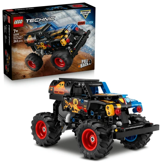 LEGO 42219 Monster Jam™ Grave Digger™ Tűz és jég LEGO 42219 Monster Jam™ Grave Digger™ Tűz és jég
