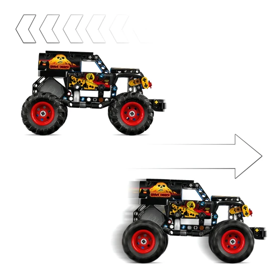 LEGO 42219 Monster Jam™ Grave Digger™ Tűz és jég LEGO 42219 Monster Jam™ Grave Digger™ Tűz és jég