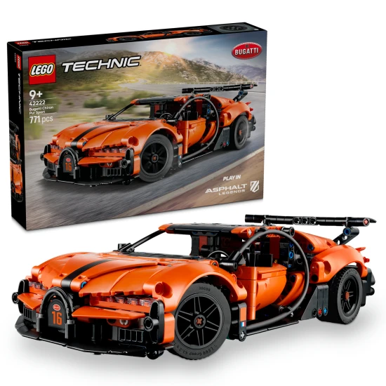 LEGO 42222 Bugatti Chiron Pur Sport hiperautó LEGO 42222 Bugatti Chiron Pur Sport hiperautó