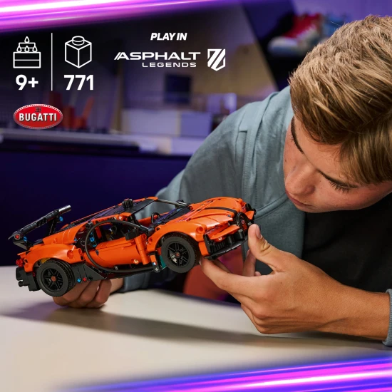 LEGO 42222 Bugatti Chiron Pur Sport hiperautó LEGO 42222 Bugatti Chiron Pur Sport hiperautó
