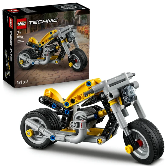 LEGO Technic 42225 Sárga motorkerékpár LEGO Technic 42225 Sárga motorkerékpár