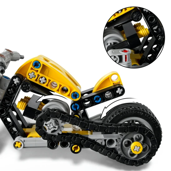 LEGO Technic 42225 Sárga motorkerékpár LEGO Technic 42225 Sárga motorkerékpár