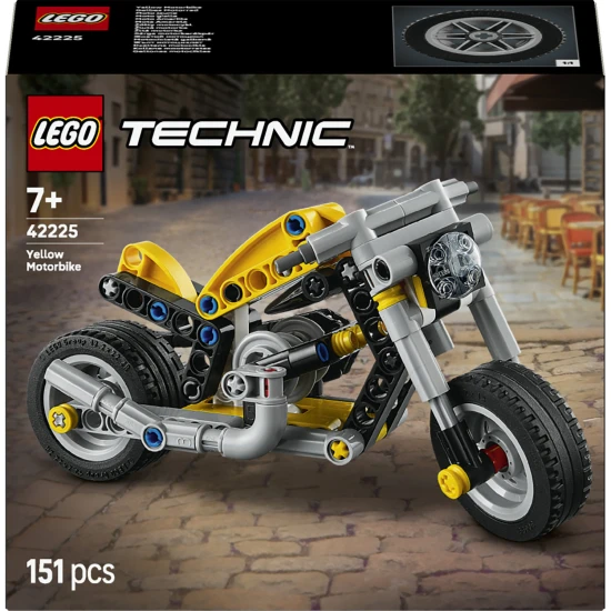 LEGO Technic 42225 Sárga motorkerékpár LEGO Technic 42225 Sárga motorkerékpár