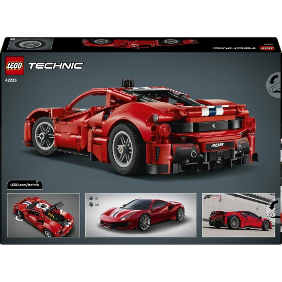 LEGO Technic 42235 Ferrari 488 Pista autó LEGO Technic 42235 Ferrari 488 Pista autó