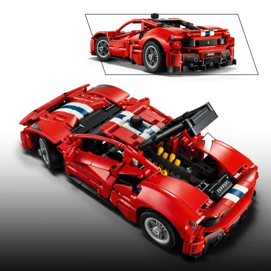 LEGO Technic 42235 Ferrari 488 Pista autó LEGO Technic 42235 Ferrari 488 Pista autó