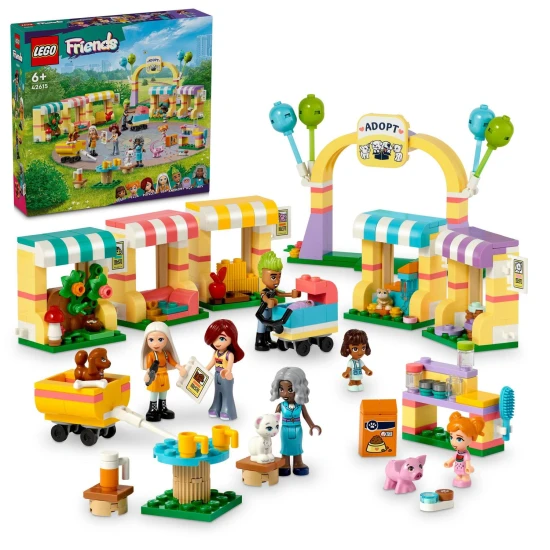 LEGO Friends Animal Adoption Day – állatszeretettel teli játék