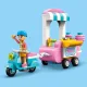 LEGO® Friends 42643 Vattacukorállvány és robogó – Szórakoztató játék gyerekeknek mini babákkal és kabalával.