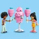 LEGO® Friends 42643 Vattacukorállvány és robogó – Szórakoztató játék gyerekeknek mini babákkal és kabalával.