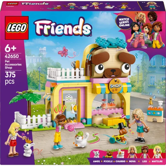 Szórakoztató LEGO Friends készlet kis állatbarátoknak