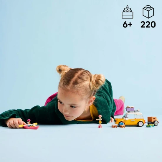 LEGO Friends 42659 – Autós kirándulás barátokkal kiskutyával és minifigurákkal