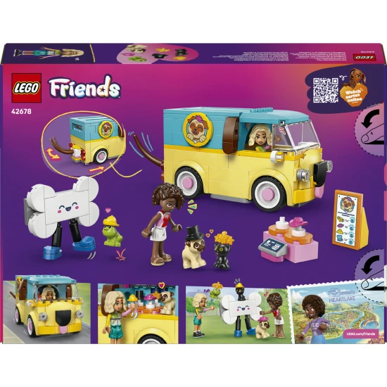 LEGO Friends 42678 Szállítóautó kiegészítőkkel háziállatoknak