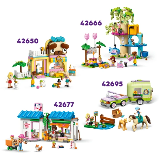 LEGO Friends 42678 Szállítóautó kiegészítőkkel háziállatoknak