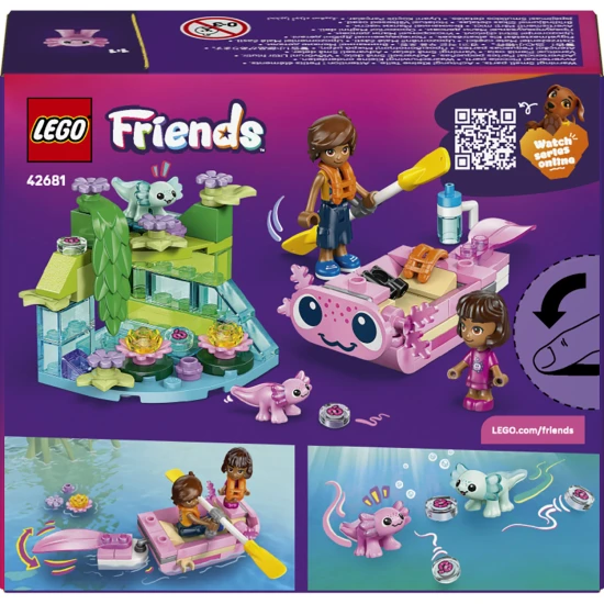LEGO Friends 42681 Kalandcsónak axolotlokkal