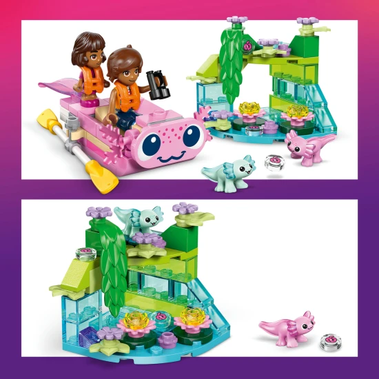 LEGO Friends 42681 Kalandcsónak axolotlokkal