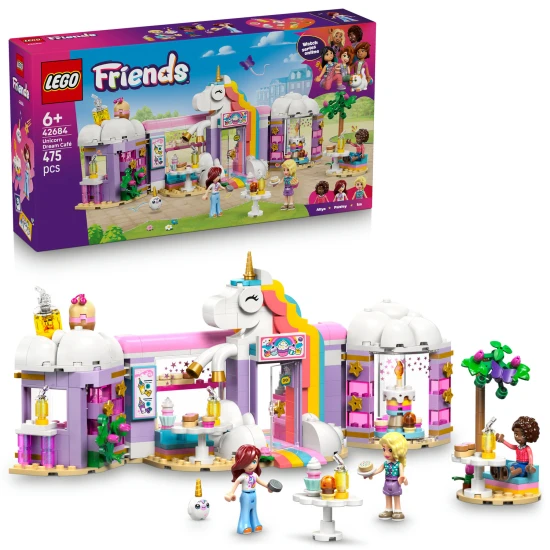 LEGO Friends 42684 Álom kávézó egyszarvúkkal