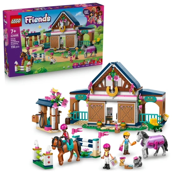 LEGO Friends 42688 Lovarda és lovasiskola