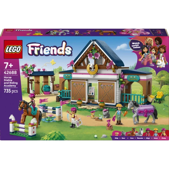 LEGO Friends 42688 Lovarda és lovasiskola