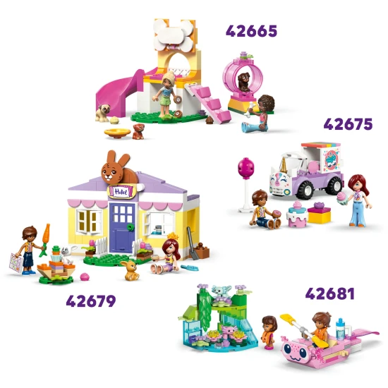 LEGO Friends 42696 Állatklinika kisállatokkal LEGO Friends 42696 Állatklinika kisállatokkal