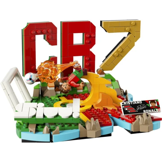 LEGO Editions 43012 Cristiano Ronaldo minifigurával és portugál alappal