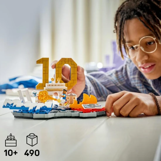 LEGO Editions 43013 Kylian Mbappé minifigurával és francia alappal