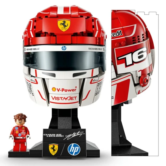 LEGO Editions 43014 Charles Leclerc Scuderia Ferrari HP sisakja