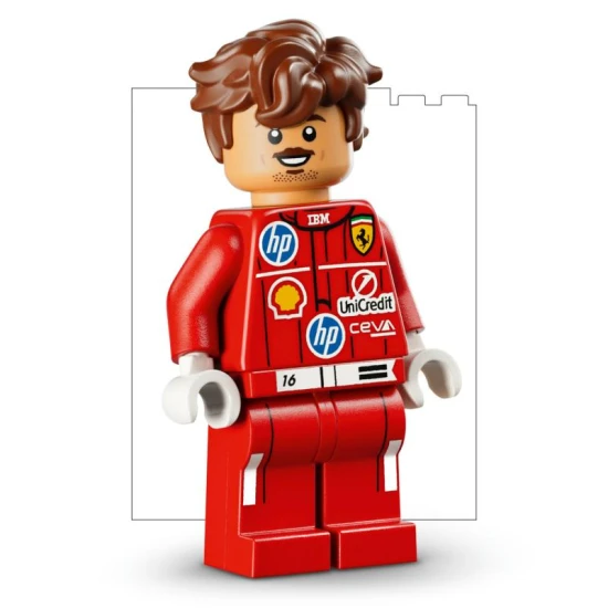 LEGO Editions 43014 Charles Leclerc Scuderia Ferrari HP sisakja