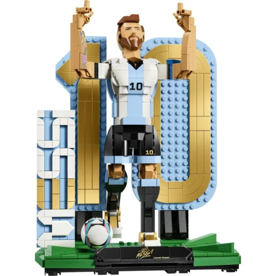 LEGO Editions 43015 Lionel Messi Futballlegenda gyűjthető figura