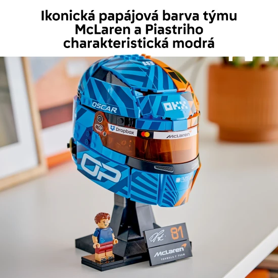 LEGO® Editions 43017 Oscar Piastri sisakja a McLaren Mastercard F1® csapatból LEGO® Editions 43017 Oscar Piastri sisakja a McLaren Mastercard F1® csapatból