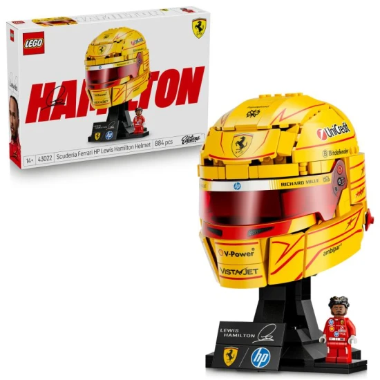 LEGO Editions 43022 Lewis Hamilton Scuderia Ferrari HP sisakja