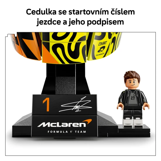 LEGO Editions 43023 Lando Norris McLaren Mastercard F1® sisak LEGO Editions 43023 Lando Norris McLaren Mastercard F1® sisak
