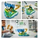 LEGO Editions 43027 Vini Jr. minifigurával és brazil alappal