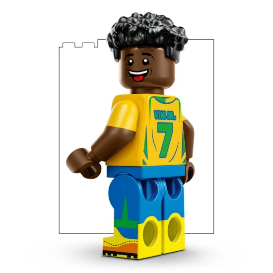 LEGO Editions 43027 Vini Jr. minifigurával és brazil alappal