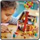 LEGO Disney House a fent című filmből: Részletes modell léggömbökkel, kéményekkel és karakterfigurákkal.