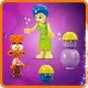 LEGO® Disney In Head 2 filmkészlet 2 megépíthető kockával, Joy and Anxiety mini babákkal, szeszélyes jelekkel, valamint Foreman és Margie figurákkal. A makett színes emléklabdákat és egy kockáknak való kiállítási standot tartalmaz.