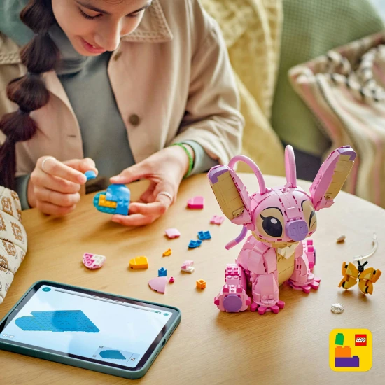 lego disney 43257 angel epito szett lilo & stitch