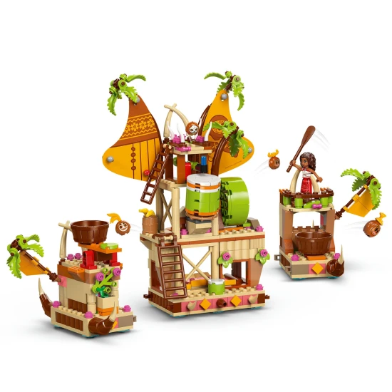LEGO Disney 43258 Kakamora hajó – építőkészlet 7 éves vagy annál idősebb gyermekek számára lego disney 43258 hajó kakamoras építőkészlet valor vaiana 2